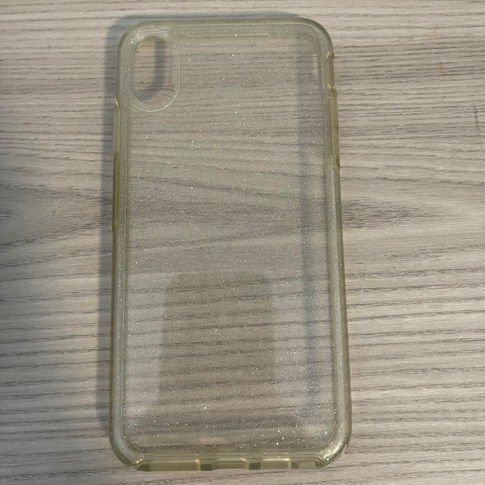 iphone otter box clear sparkle case